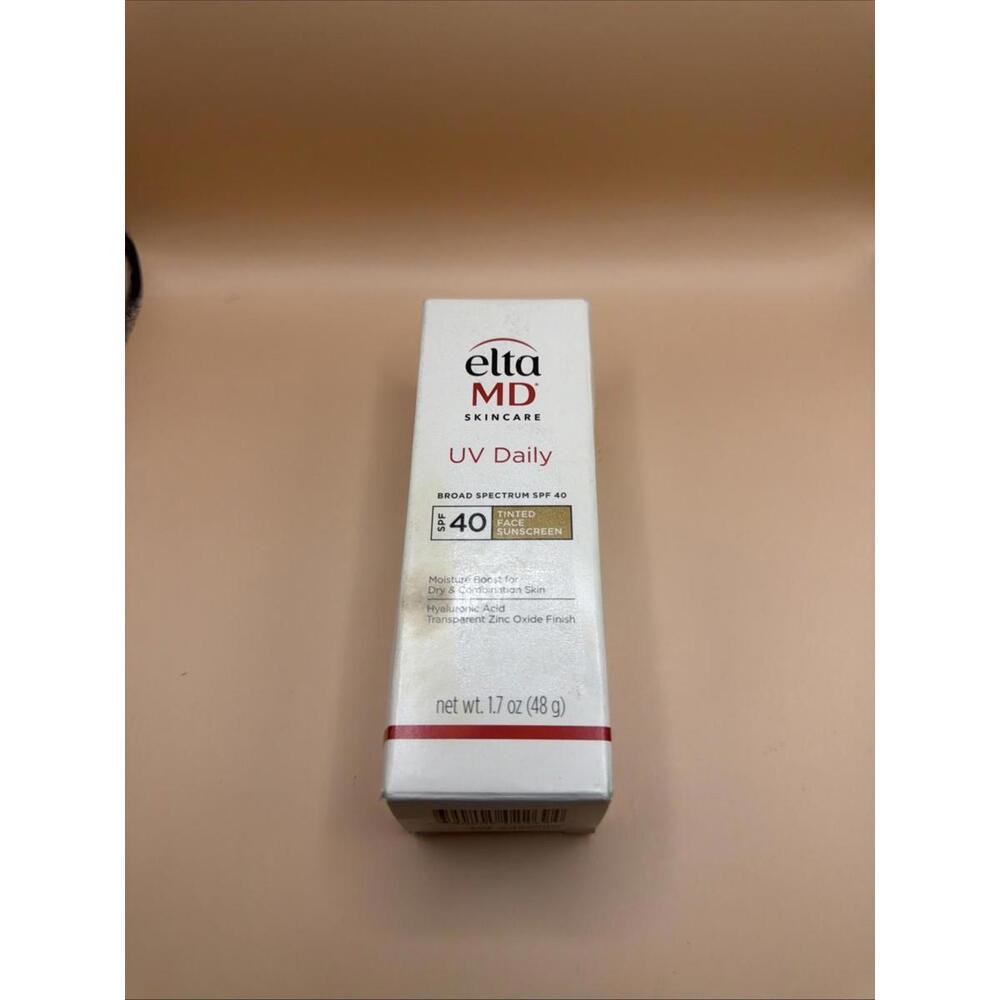 Elta MD UV Daily Broad Spectrum SPF 40 TINTED Sunscreen 48g 1.7oz EXP 07/2026 NE